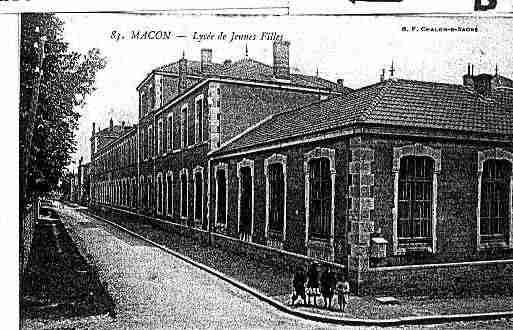 Ville de MACON Carte postale ancienne
