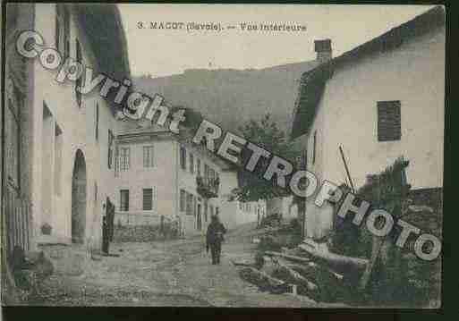 Ville de MACOTLAPLAGNE Carte postale ancienne