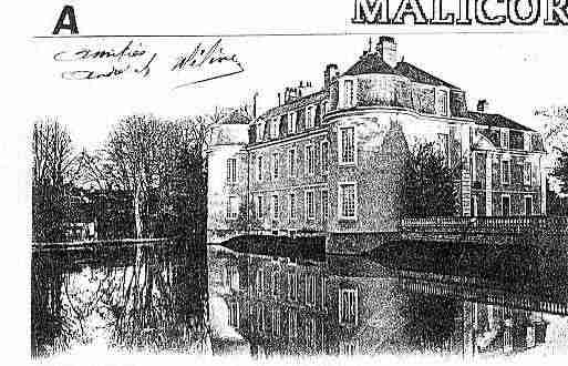 Ville de MALICORNESURSARTHE Carte postale ancienne