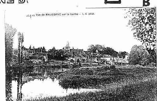 Ville de MALICORNESURSARTHE Carte postale ancienne