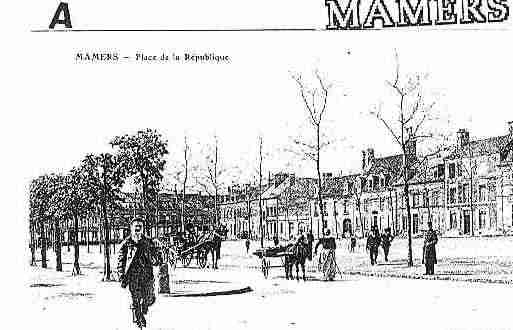 Ville de MAMERS Carte postale ancienne