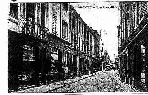 Ville de MARCIGNY Carte postale ancienne