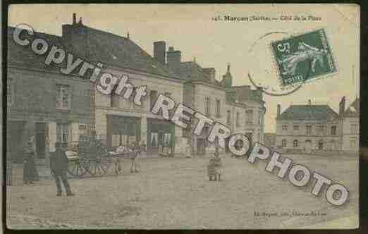 Ville de MARCON Carte postale ancienne