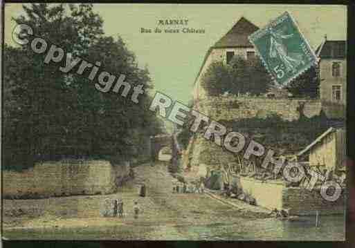 Ville de MARNAY Carte postale ancienne