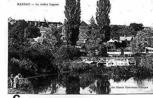 Ville de MARNAY Carte postale ancienne