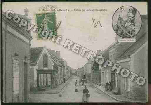 Ville de MAROLLESLESBRAULTS Carte postale ancienne