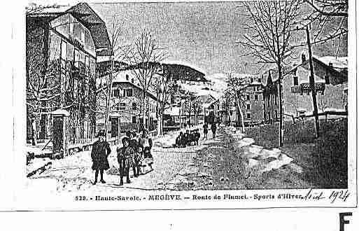 Ville de MEGEVE Carte postale ancienne