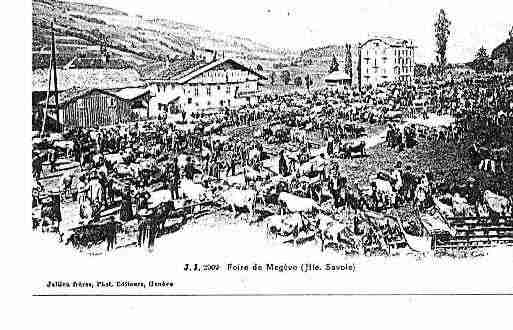 Ville de MEGEVE Carte postale ancienne