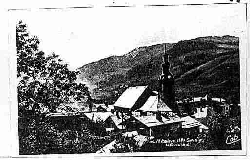 Ville de MEGEVE Carte postale ancienne