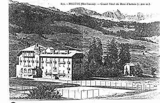 Ville de MEGEVE Carte postale ancienne