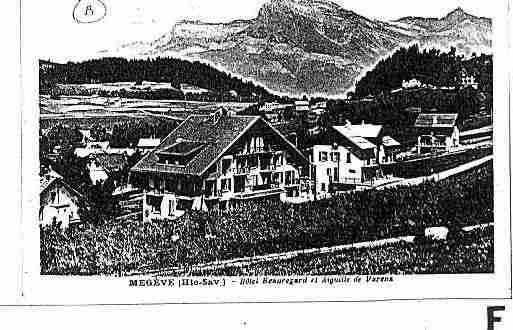 Ville de MEGEVE Carte postale ancienne