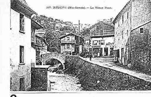 Ville de MEGEVE Carte postale ancienne