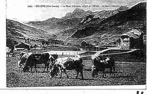 Ville de MEGEVE Carte postale ancienne