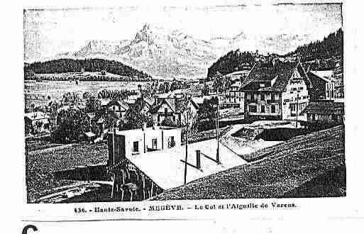 Ville de MEGEVE Carte postale ancienne