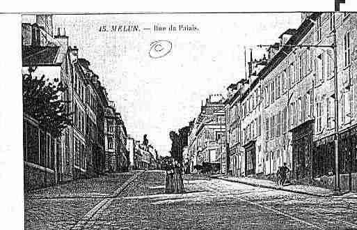 Ville de MELUN Carte postale ancienne