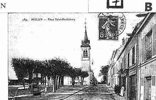 Ville de MELUN Carte postale ancienne