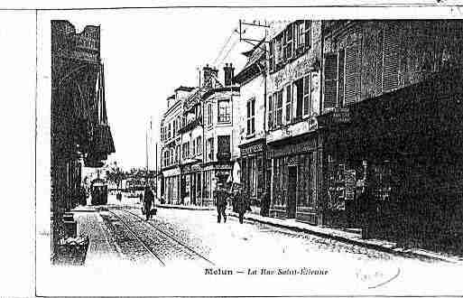 Ville de MELUN Carte postale ancienne