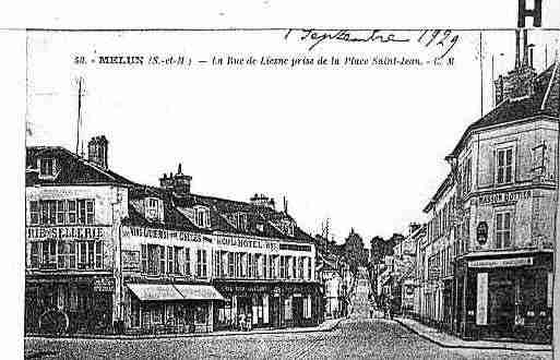 Ville de MELUN Carte postale ancienne