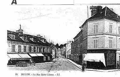 Ville de MELUN Carte postale ancienne