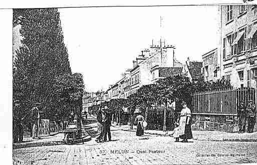 Ville de MELUN Carte postale ancienne