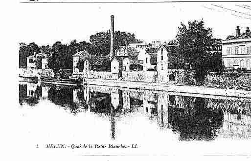 Ville de MELUN Carte postale ancienne