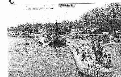 Ville de MELUN Carte postale ancienne