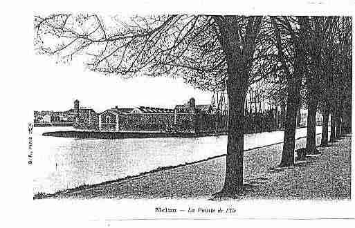 Ville de MELUN Carte postale ancienne