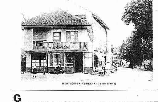 Ville de MENTHON Carte postale ancienne