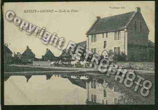 Ville de MESSEYSURGROSNE Carte postale ancienne