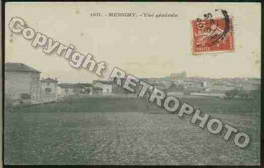 Ville de MESSIMY Carte postale ancienne