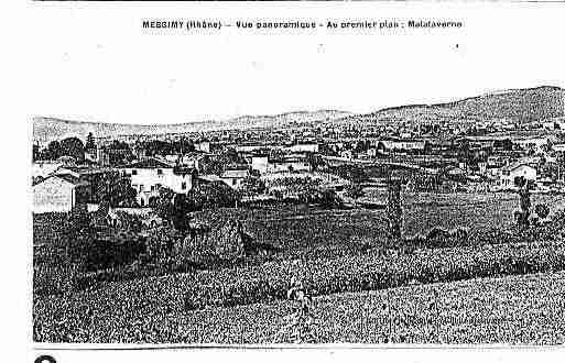 Ville de MESSIMY Carte postale ancienne