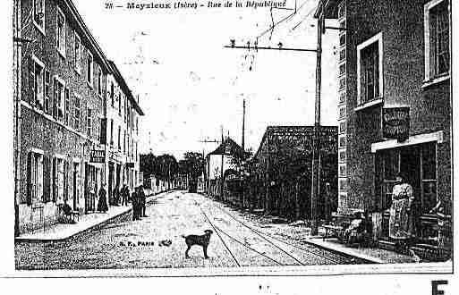 Ville de MEYZIEU Carte postale ancienne