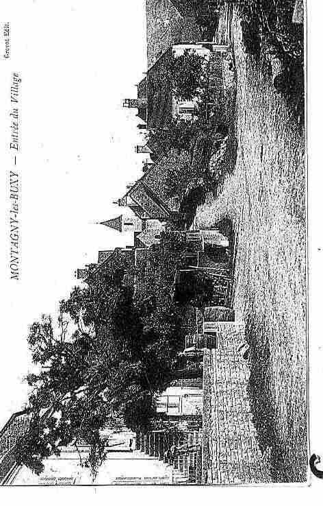 Ville de MONTAGNYLESBUXY Carte postale ancienne Ville de MONTAGNYLESBUXY Carte postale ancienne