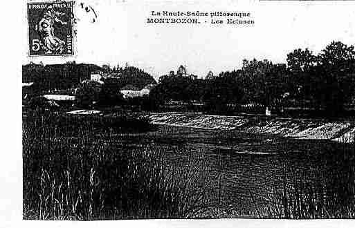 Ville de MONTBOZON Carte postale ancienne