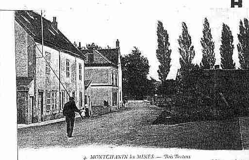 Ville de MONTCHANIN Carte postale ancienne