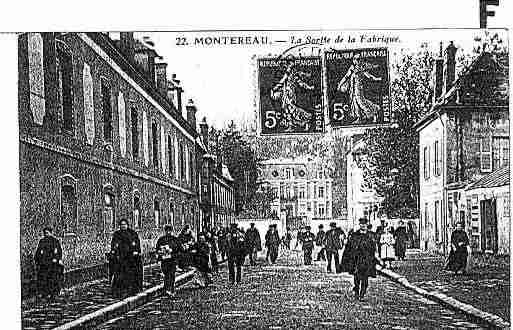 Ville de MONTEREAUFAUTYONNE Carte postale ancienne