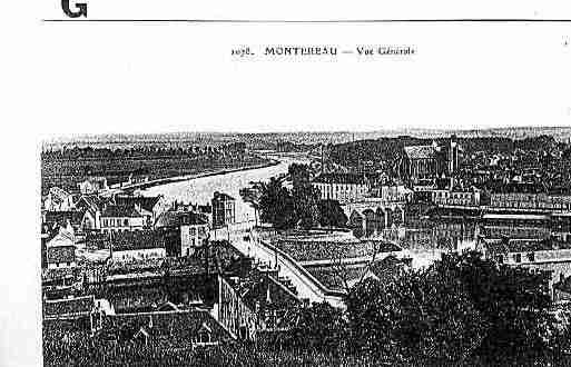 Ville de MONTEREAUFAUTYONNE Carte postale ancienne