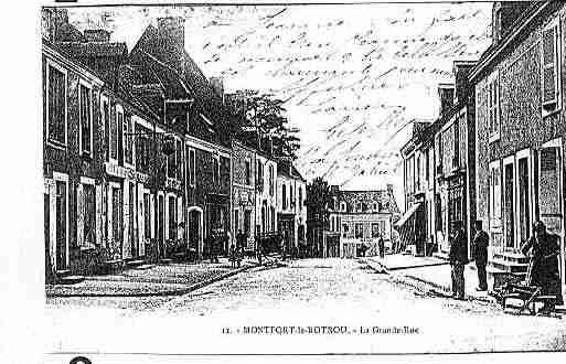 Ville de MONTFORTLEGESNOIS Carte postale ancienne