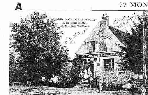 Ville de MONTGE Carte postale ancienne