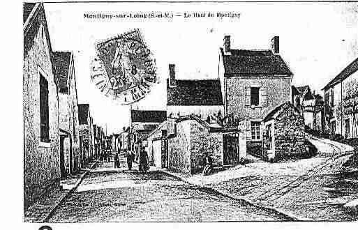 Ville de MONTIGNYSURLOING Carte postale ancienne