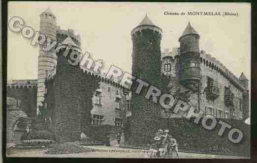 Ville de MONTMELASSAINTSORLIN Carte postale ancienne