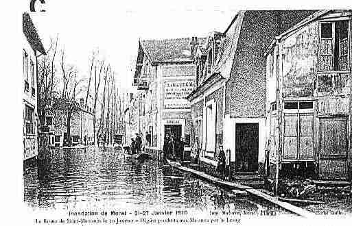 Ville de MORETSURLOING Carte postale ancienne