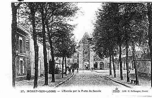 Ville de MORETSURLOING Carte postale ancienne