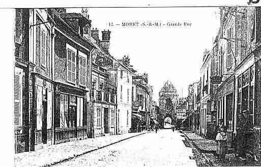 Ville de MORETSURLOING Carte postale ancienne