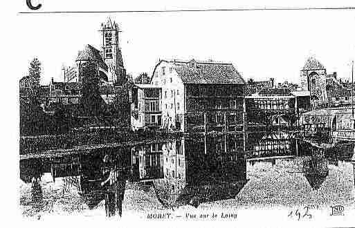 Ville de MORETSURLOING Carte postale ancienne