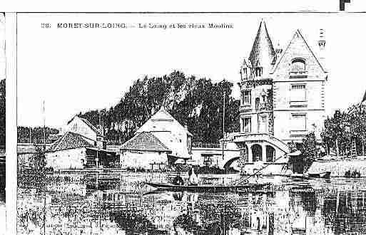 Ville de MORETSURLOING Carte postale ancienne