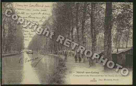 Ville de MORETSURLOING Carte postale ancienne