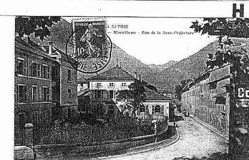 Ville de MOUTIERSTARENTAISE Carte postale ancienne