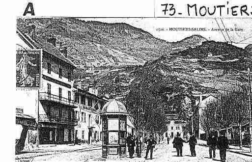 Ville de MOUTIERSTARENTAISE Carte postale ancienne