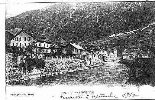 Ville de MOUTIERSTARENTAISE Carte postale ancienne